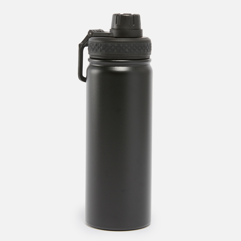 Medium Metal Water Bottle - Black