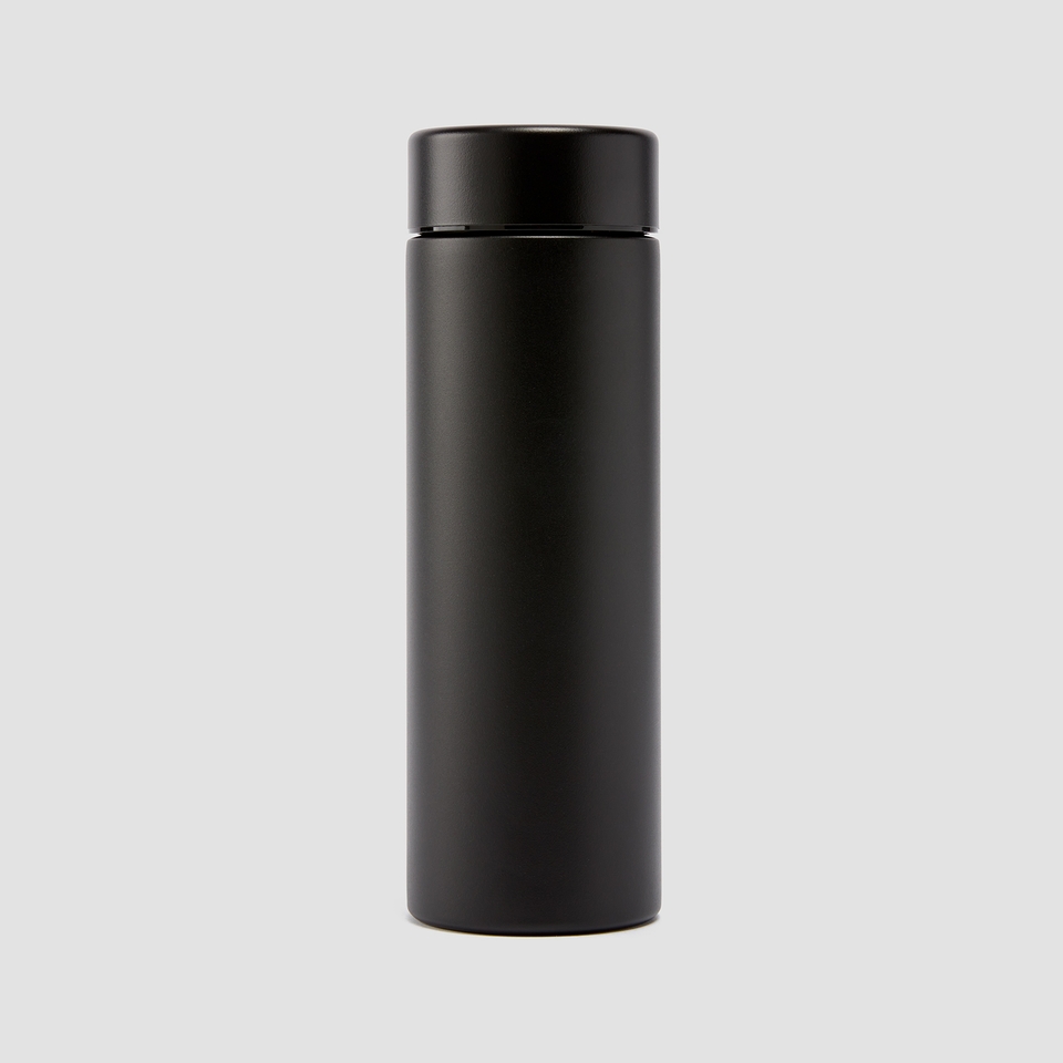 Large Metal Water Bottle - Black