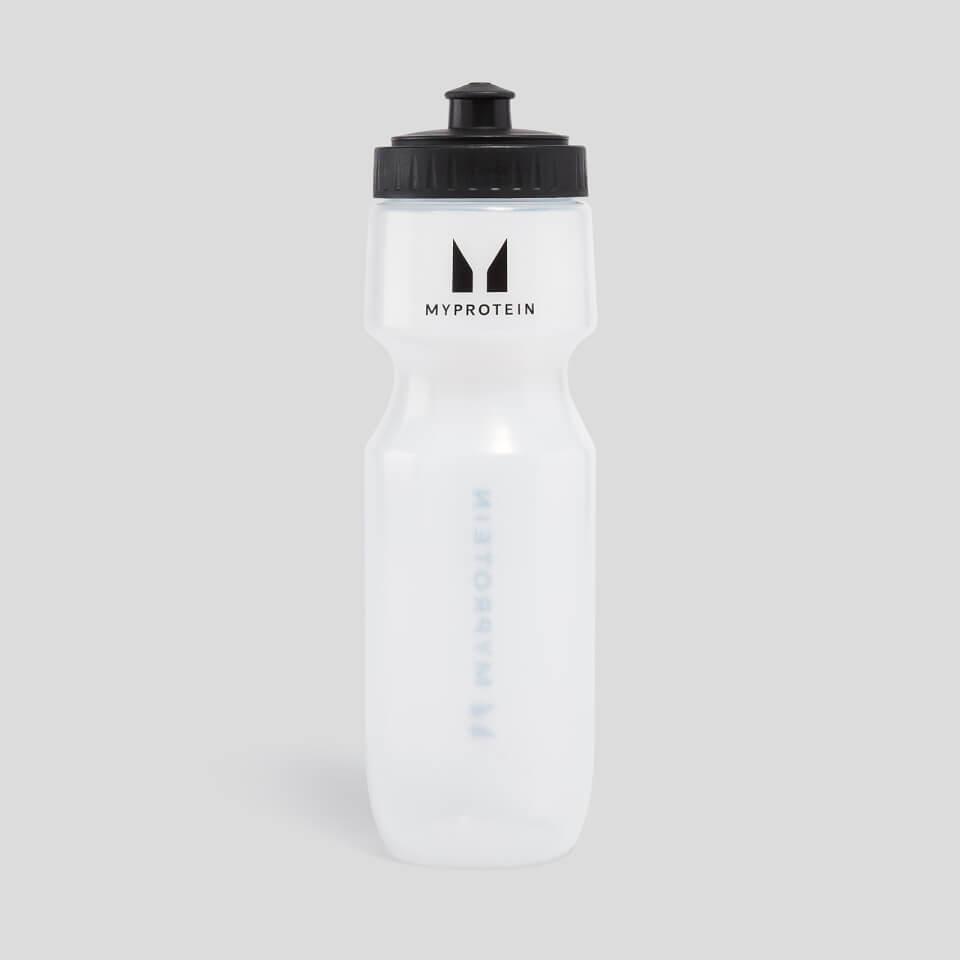Myprotein Sports Water Bottle - Clear/Black