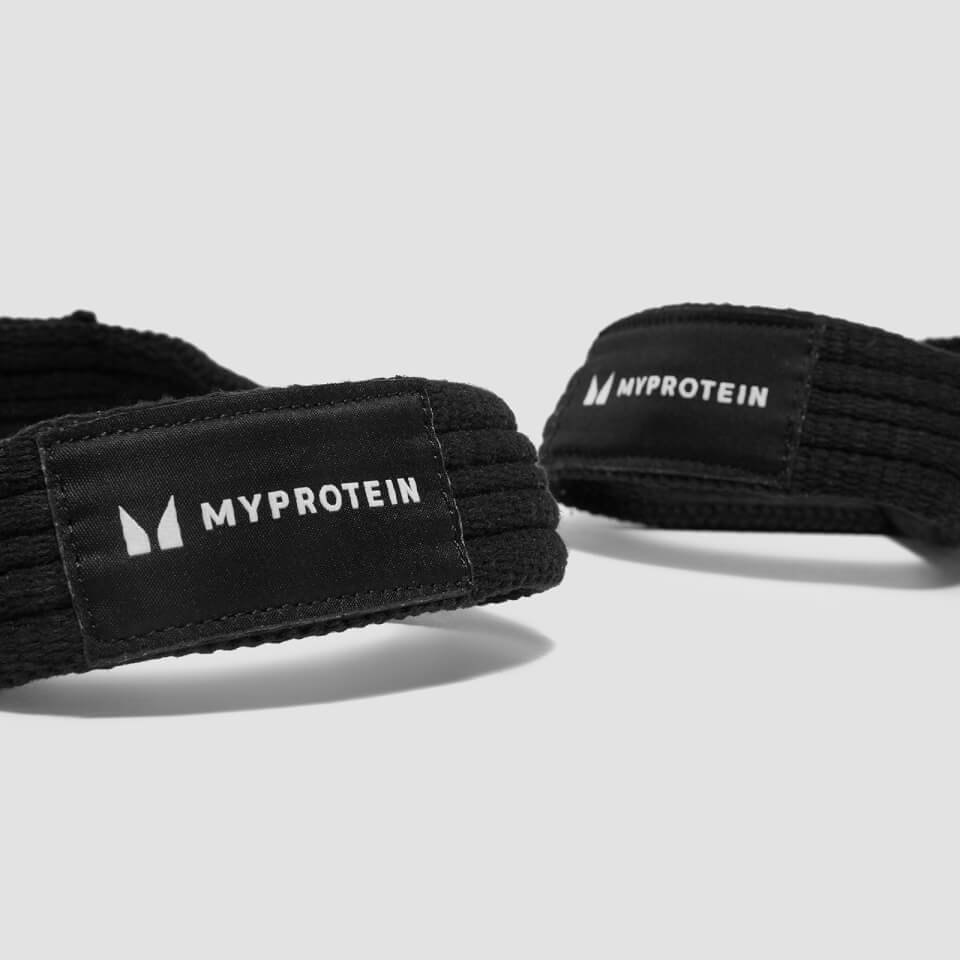 Myprotein Figure of 8 Lifting Straps - Black