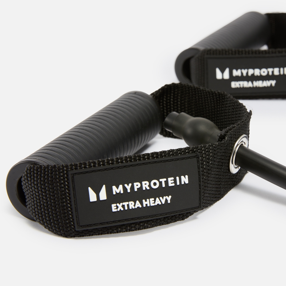 Myprotein Resistance Band With Handles - Extra Heavy - Black