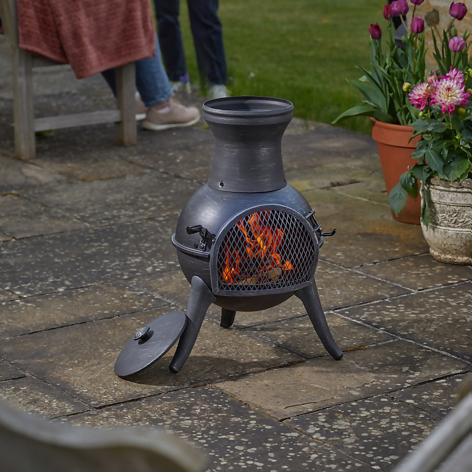 Chimineas Garden Steel Chimineas Homebase