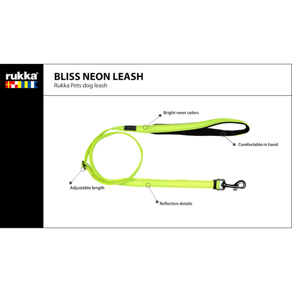 Bliss Neon Leash - Yellow