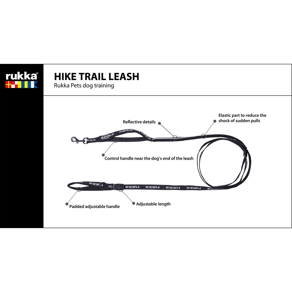 Hike Trail Leash - Grey