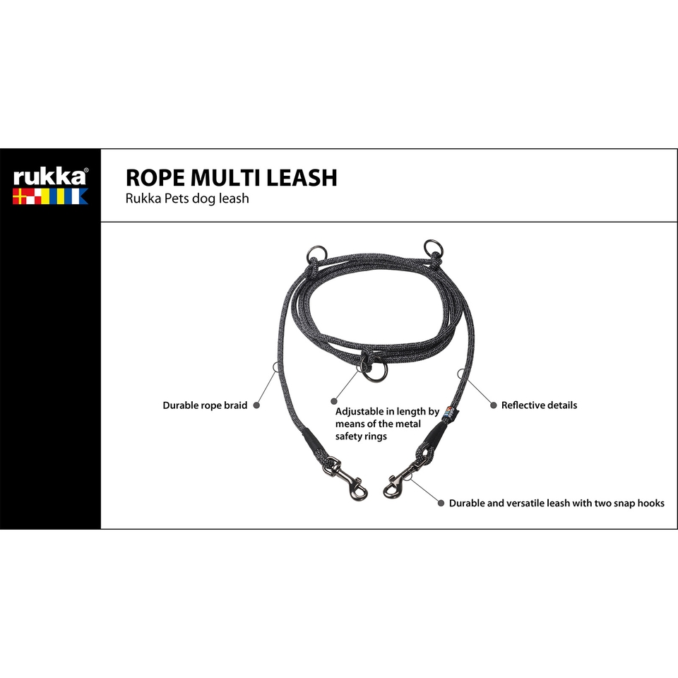 Rope Multileash - Carmine