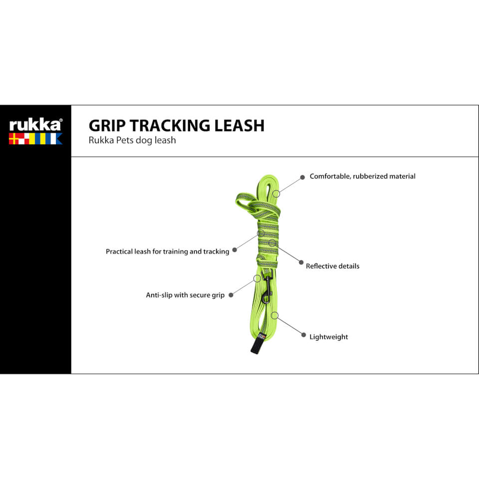 Grip Tracking Leash - Yellow
