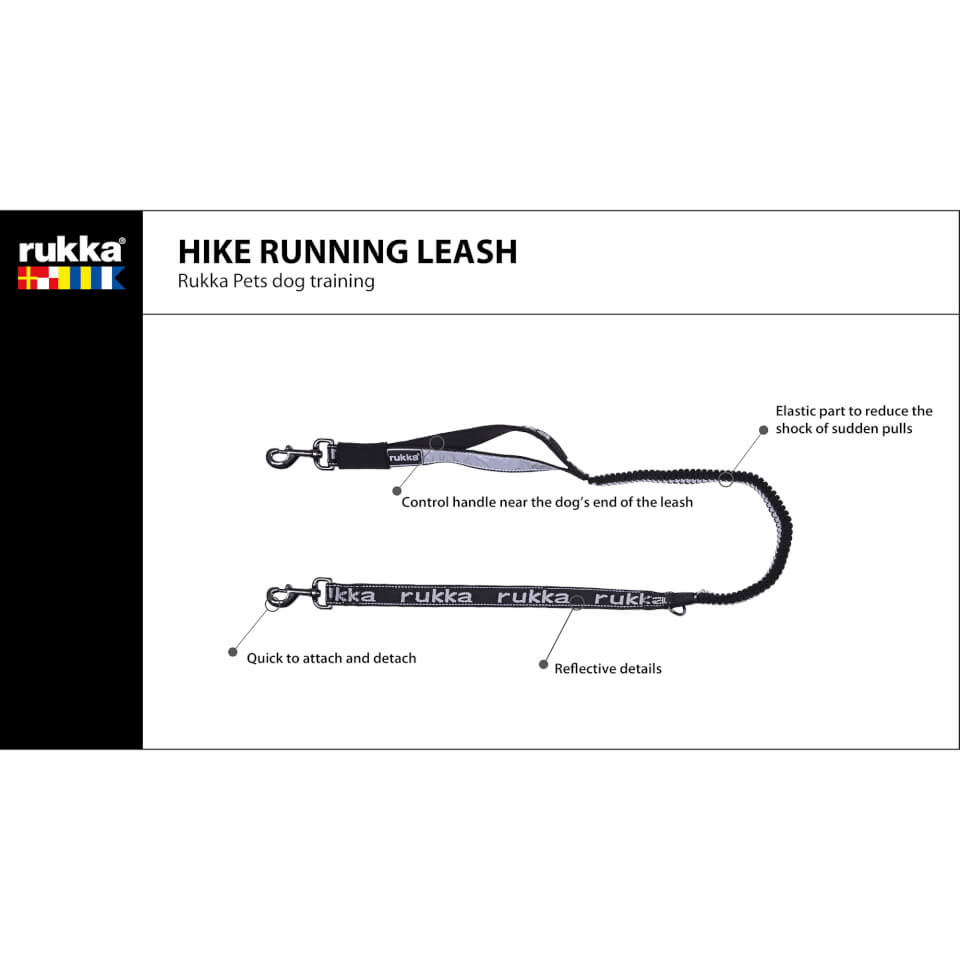 Hike Running Leash - Grey