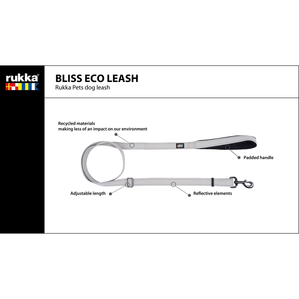 Bliss Eco Leash - Silver
