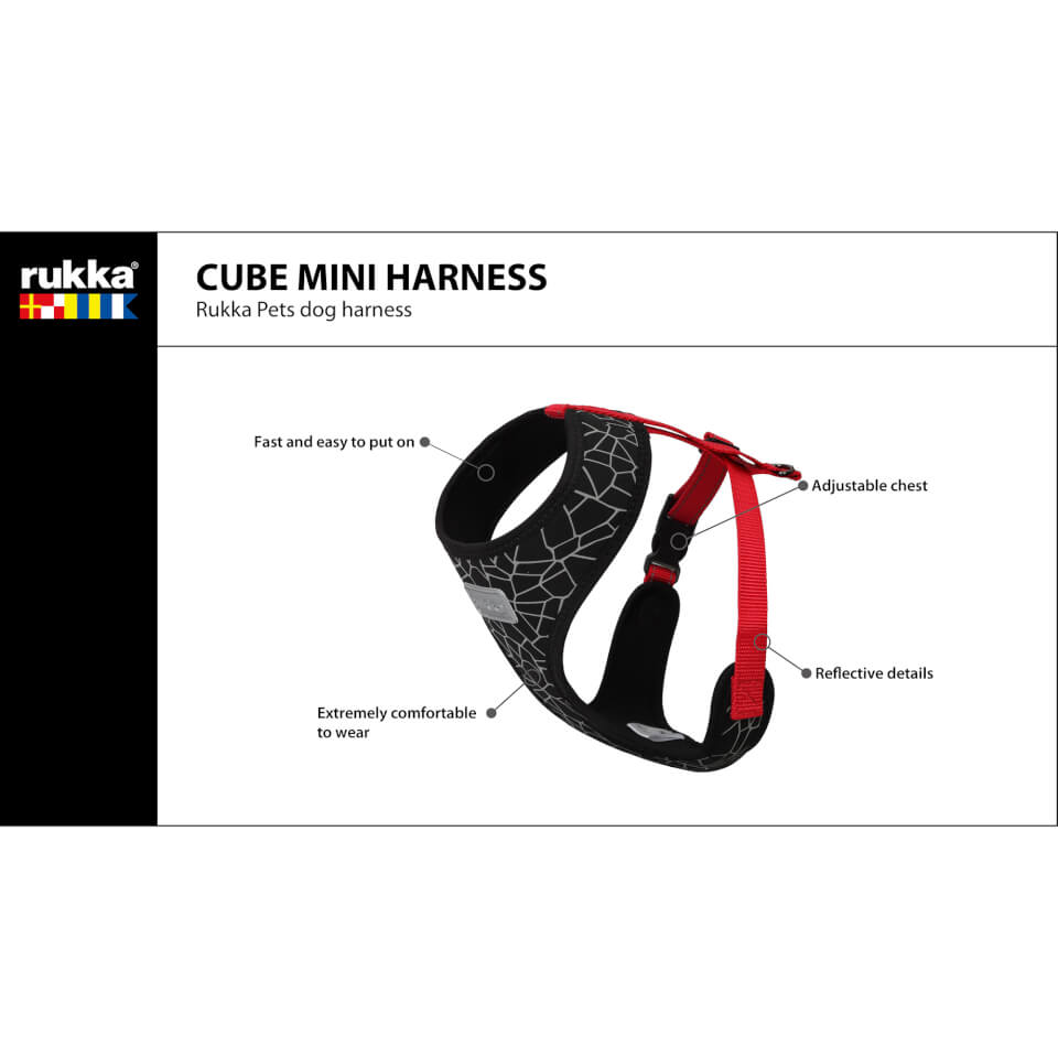 Cube Mini Harness - Classic Red