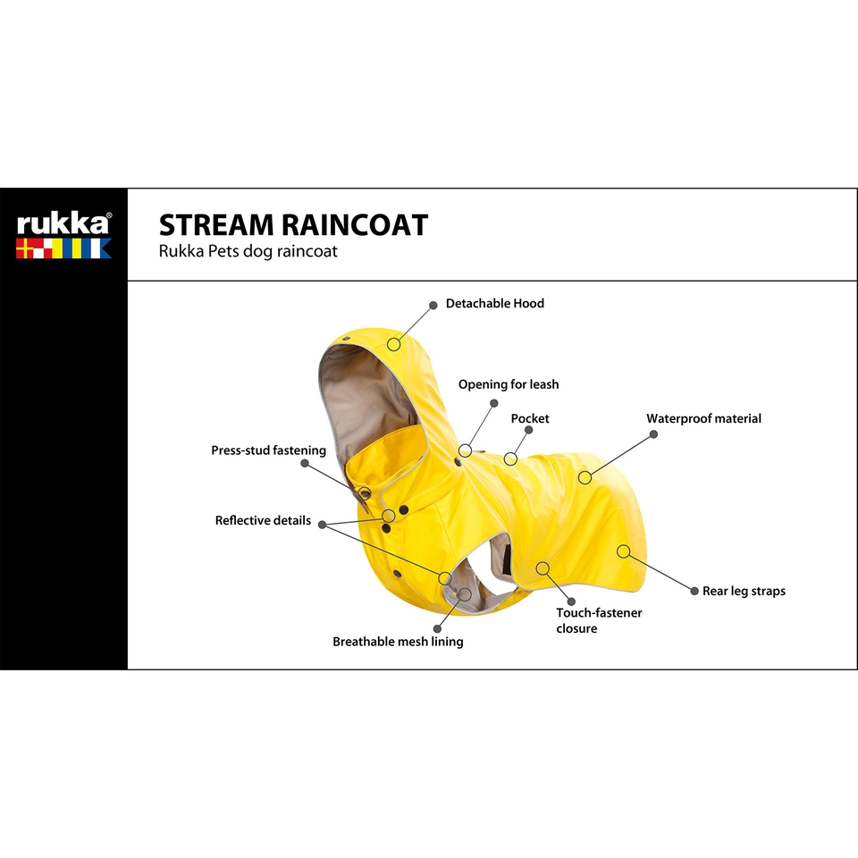 Stream Raincoat - Yellow