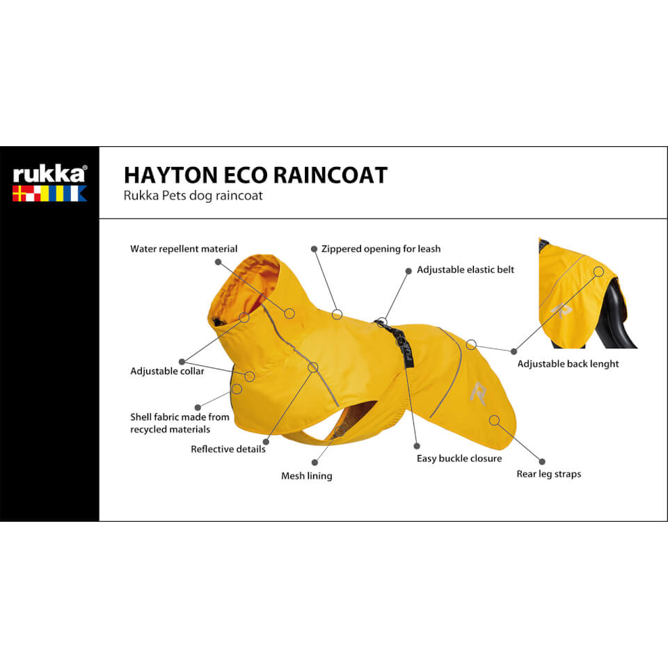 Hayton Eco Raincoat - Classic Red