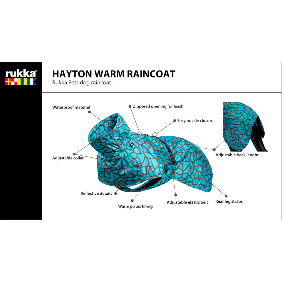 Hayton Warm Raincoat - Aqua