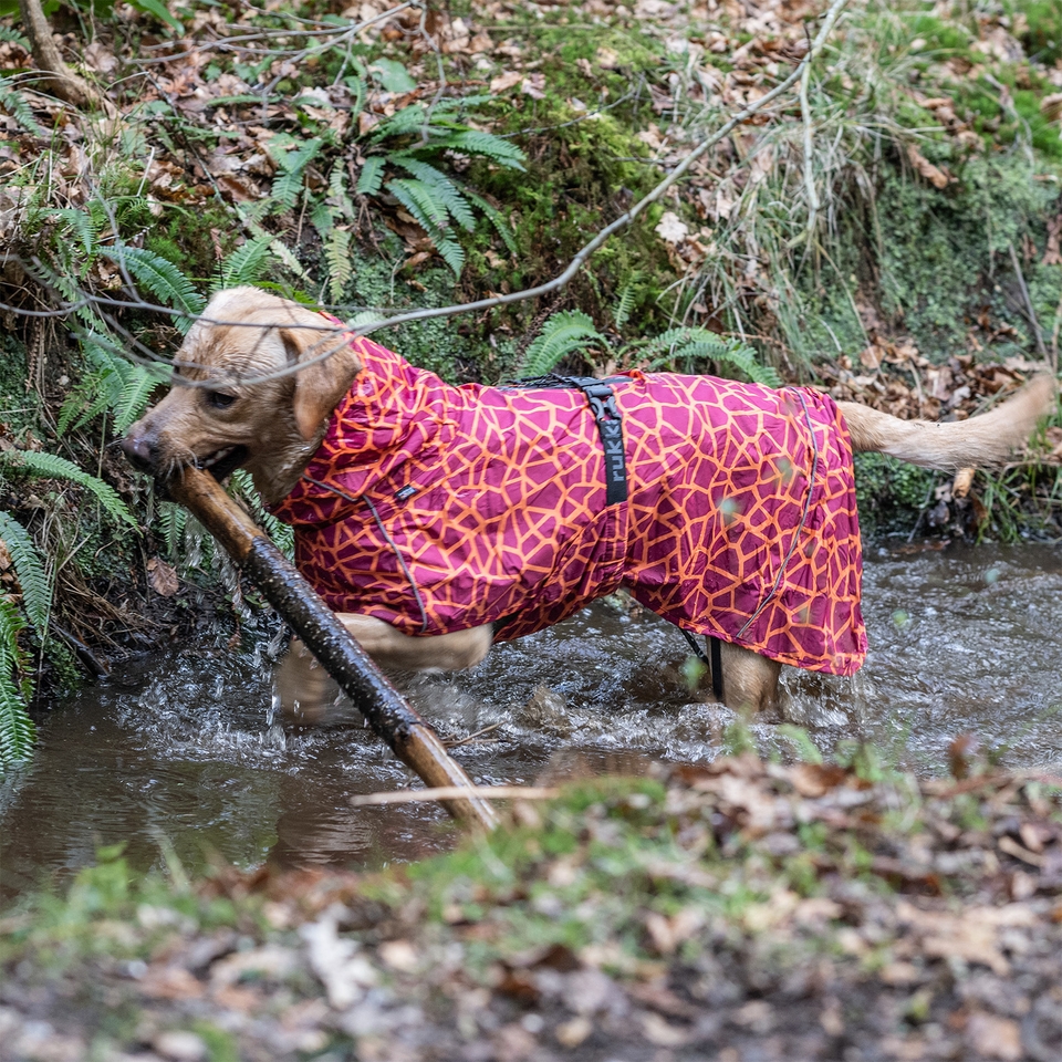 Hayton Warm Raincoat - Carmine