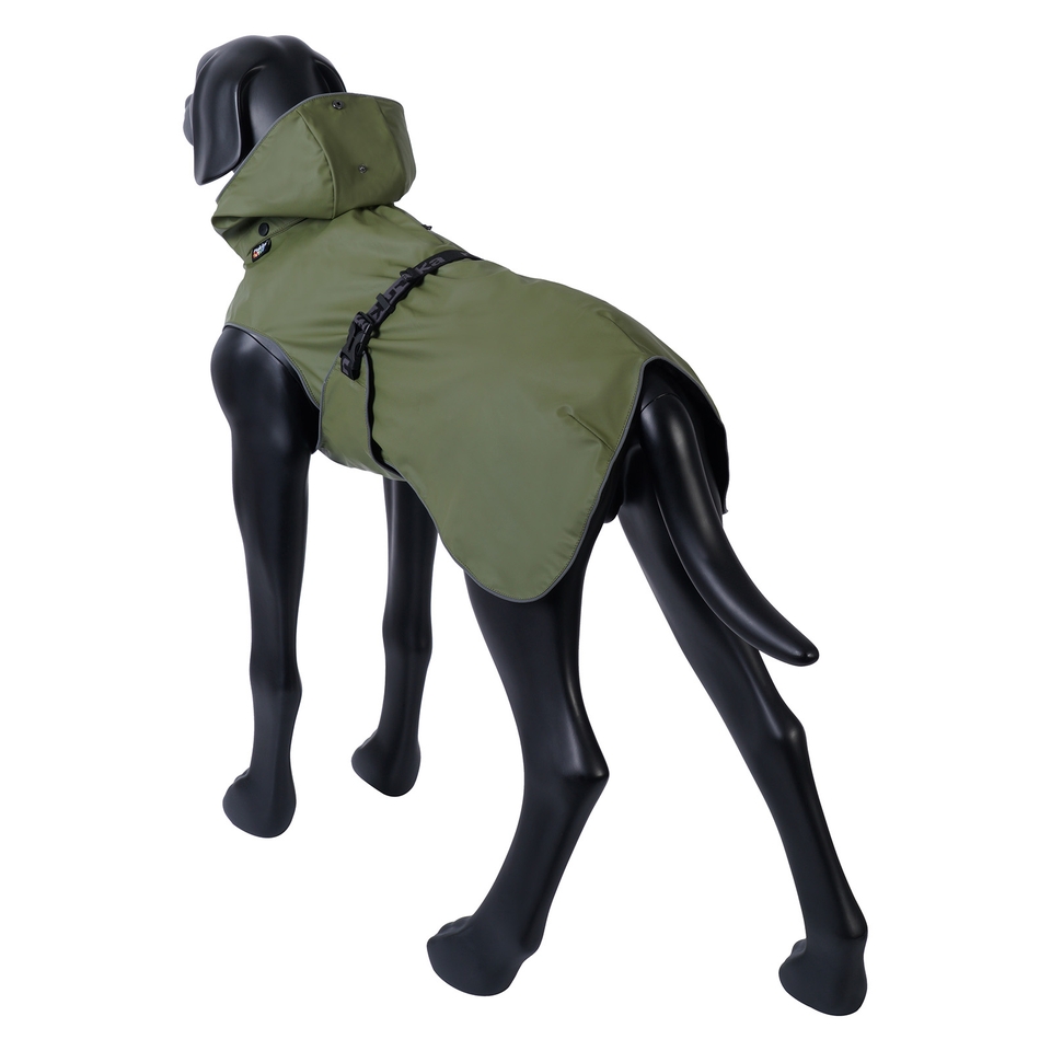 Streamy Eco Raincoat - Dark Olive
