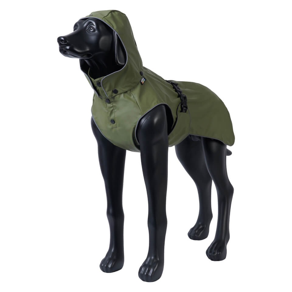 Streamy Eco Raincoat - Dark Olive