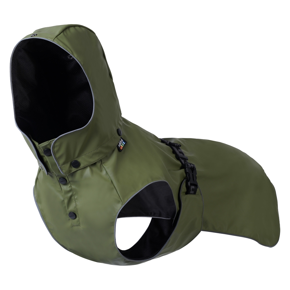 Streamy Eco Raincoat - Dark Olive