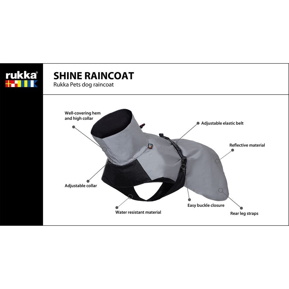 Shine Raincoat - Silver