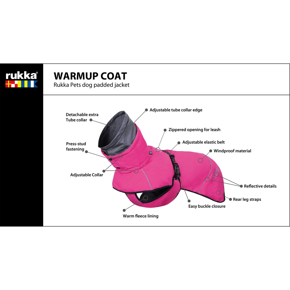 Warmup Coat - Raspberry