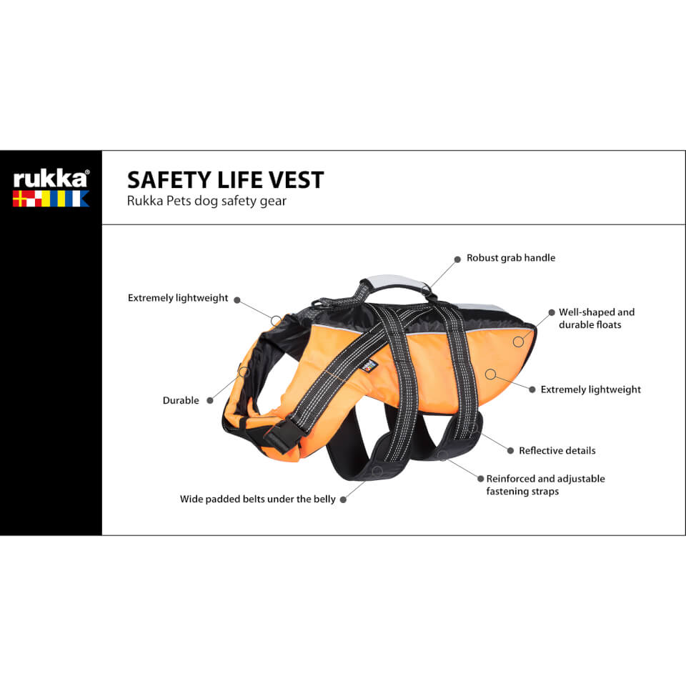 Safety Life Vest - Orange