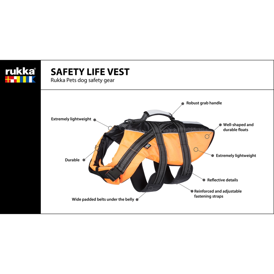 Safety Life Vest - Orange