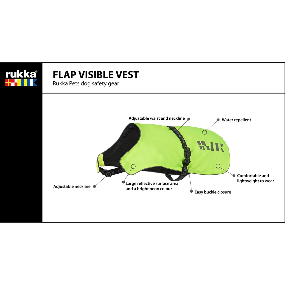 Flap Visible Vest - Yellow