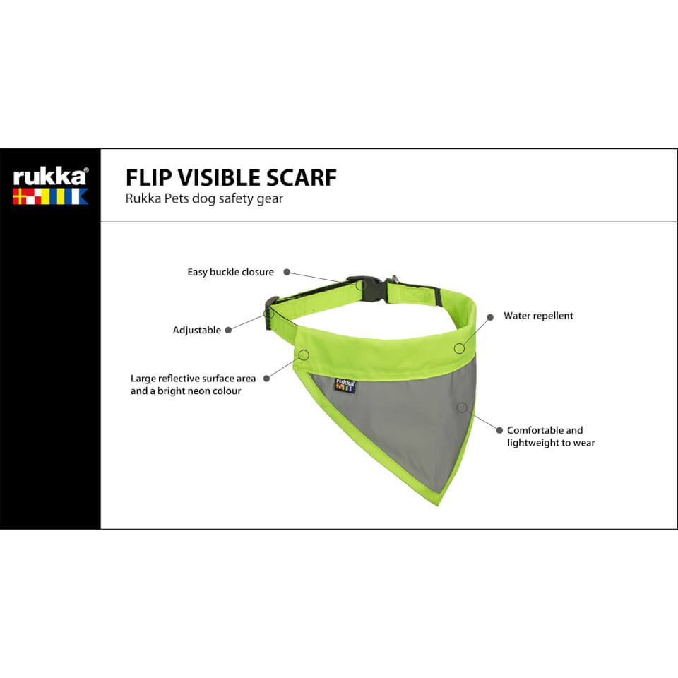 Flip Visible Scarf - Yellow