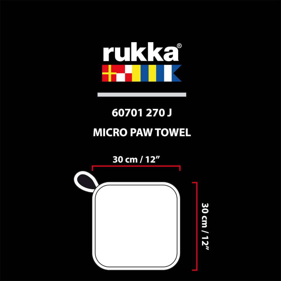Micro Paw Towel - Turquoise