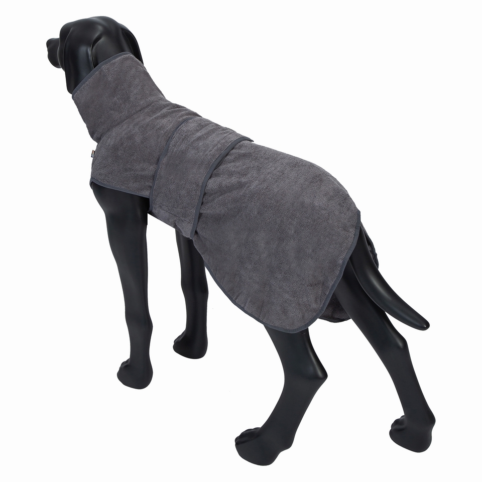 Micro Light Bathrobe - Anthracite