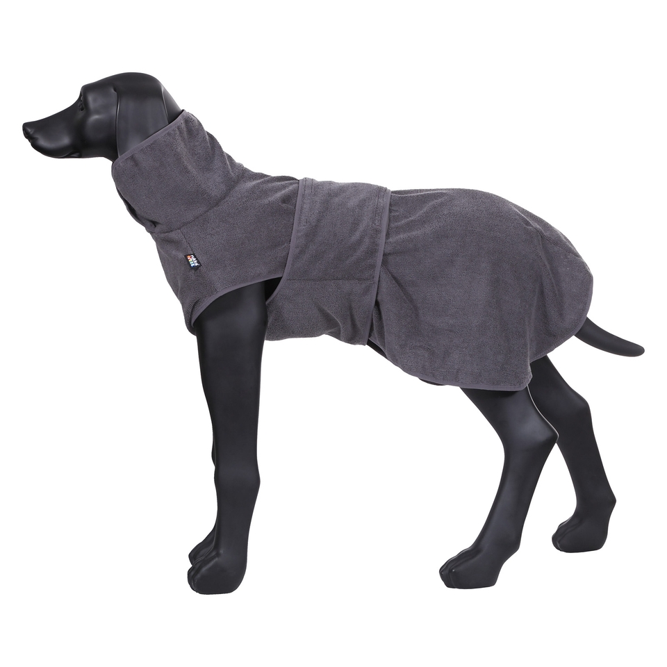Micro Light Bathrobe - Anthracite