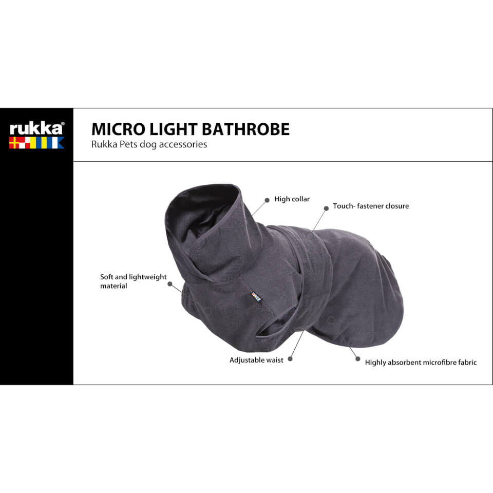 Micro Light Bathrobe - Anthracite