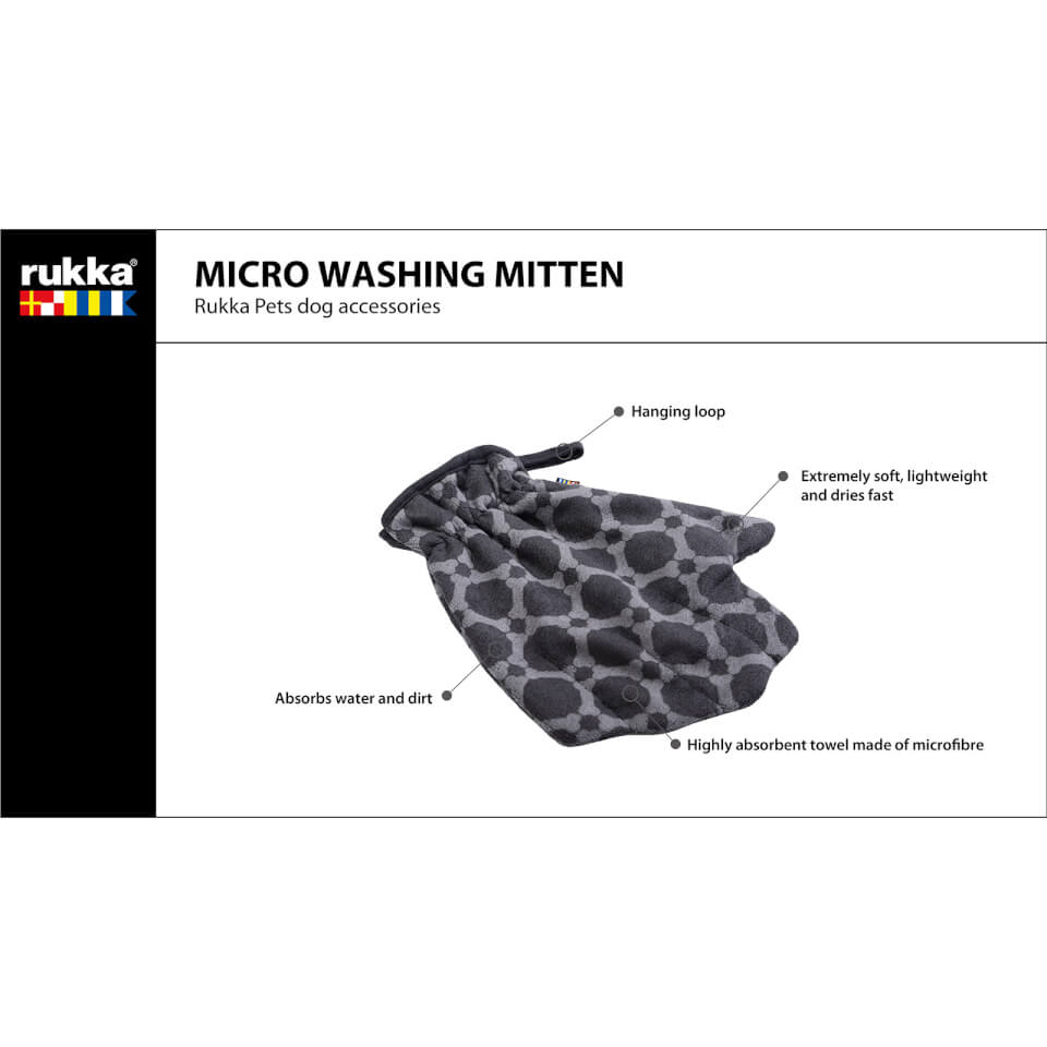 Micro Washing Mitten - Anthracite