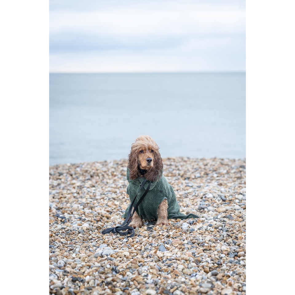 Medea Eco Bathrobe - Dark Olive
