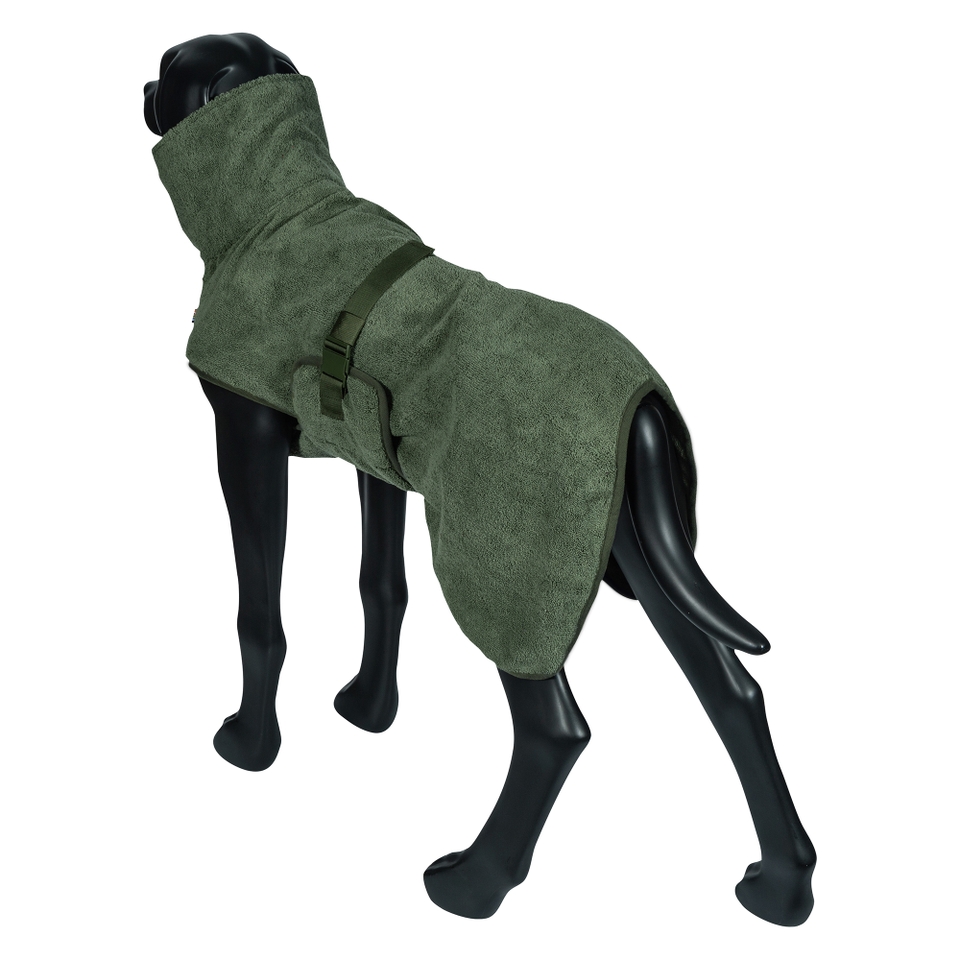 Medea Eco Bathrobe - Dark Olive