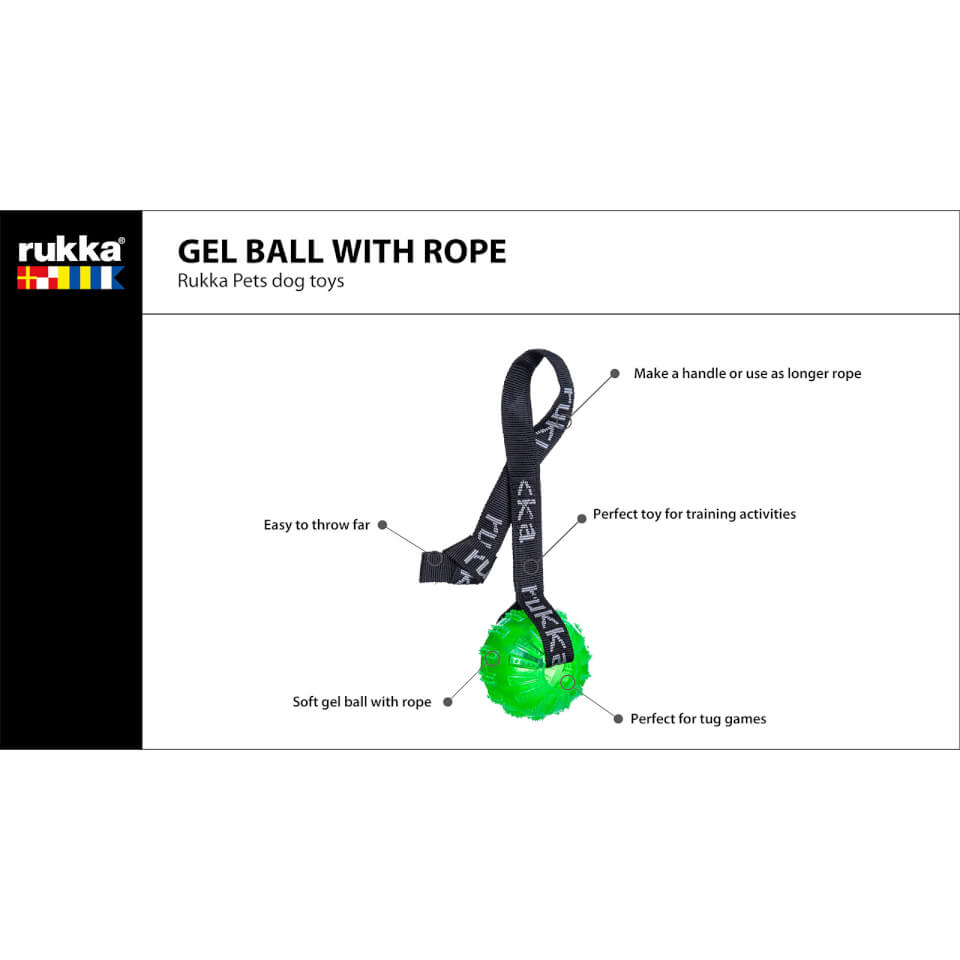 Gel Ball with Rope - Green