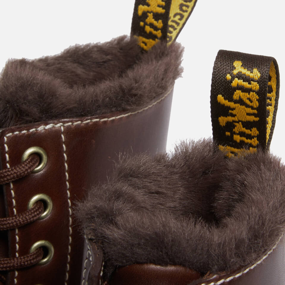Doc marten shearling boots new arrivals