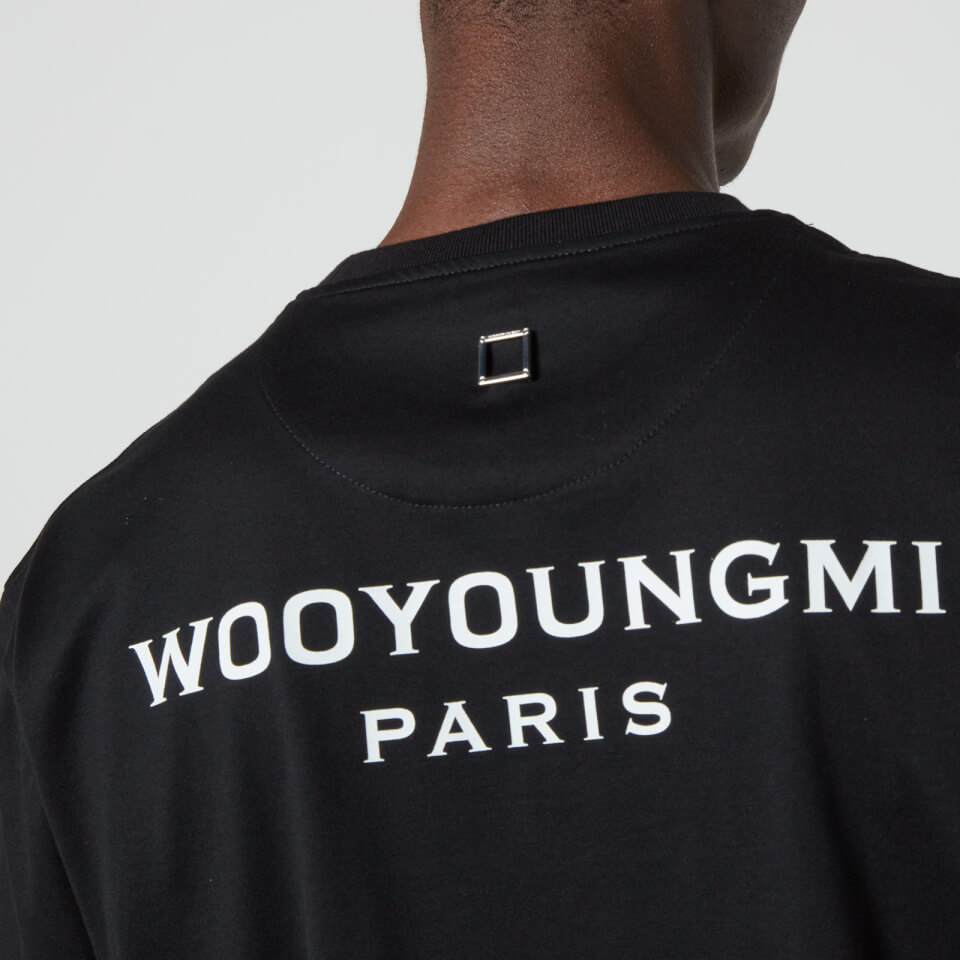 Wooyoungmi Logo-Print Cotton-Jersey T-Shirt - IT 46/S | Coggles
