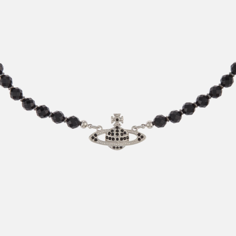 Vivienne Westwood Messaline Agate and Platinum Choker