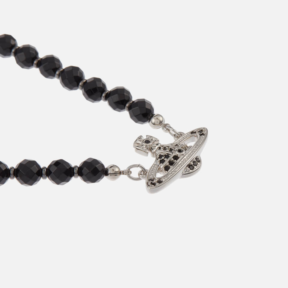 Vivienne Westwood Messaline Agate and Platinum Choker