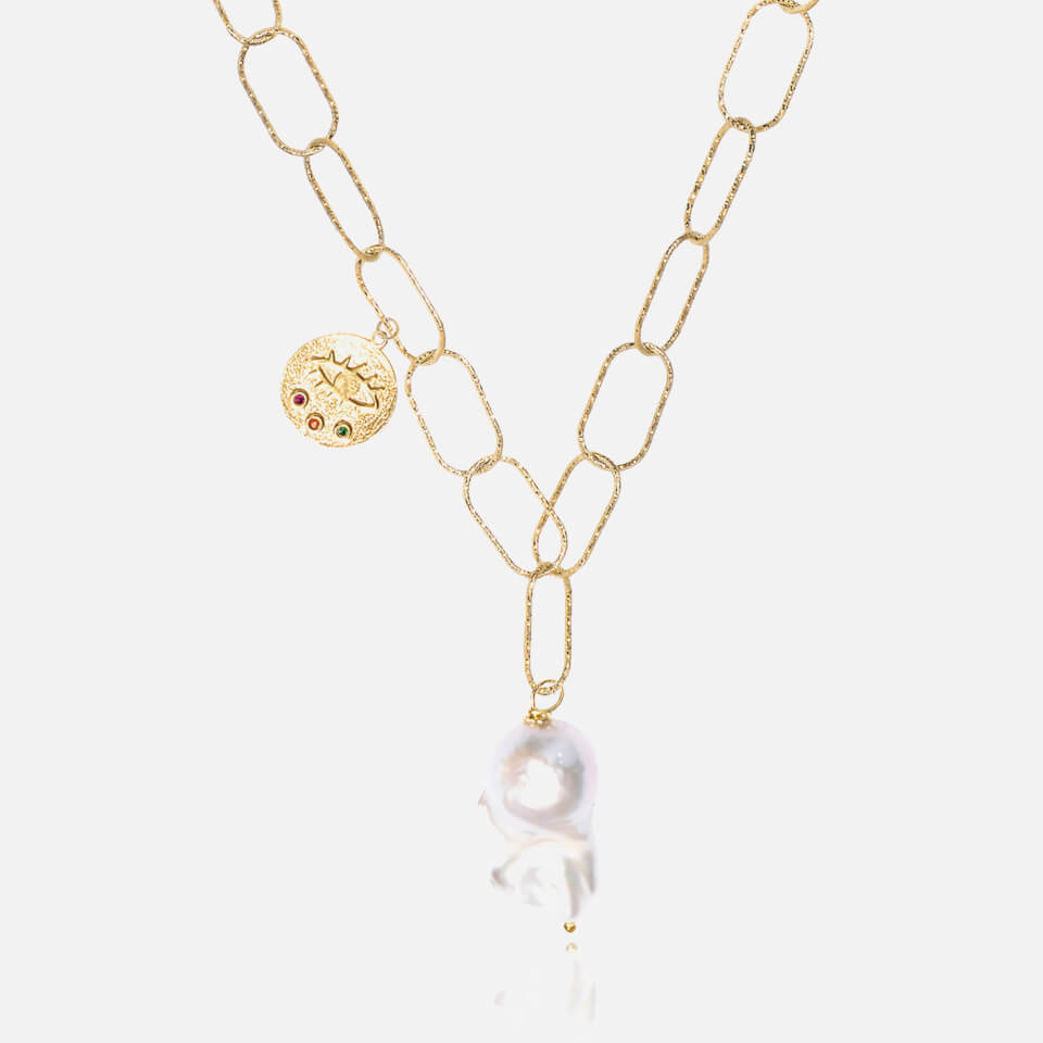 Hermina Athens Kressida Lost Sea Gold-Plated Necklace