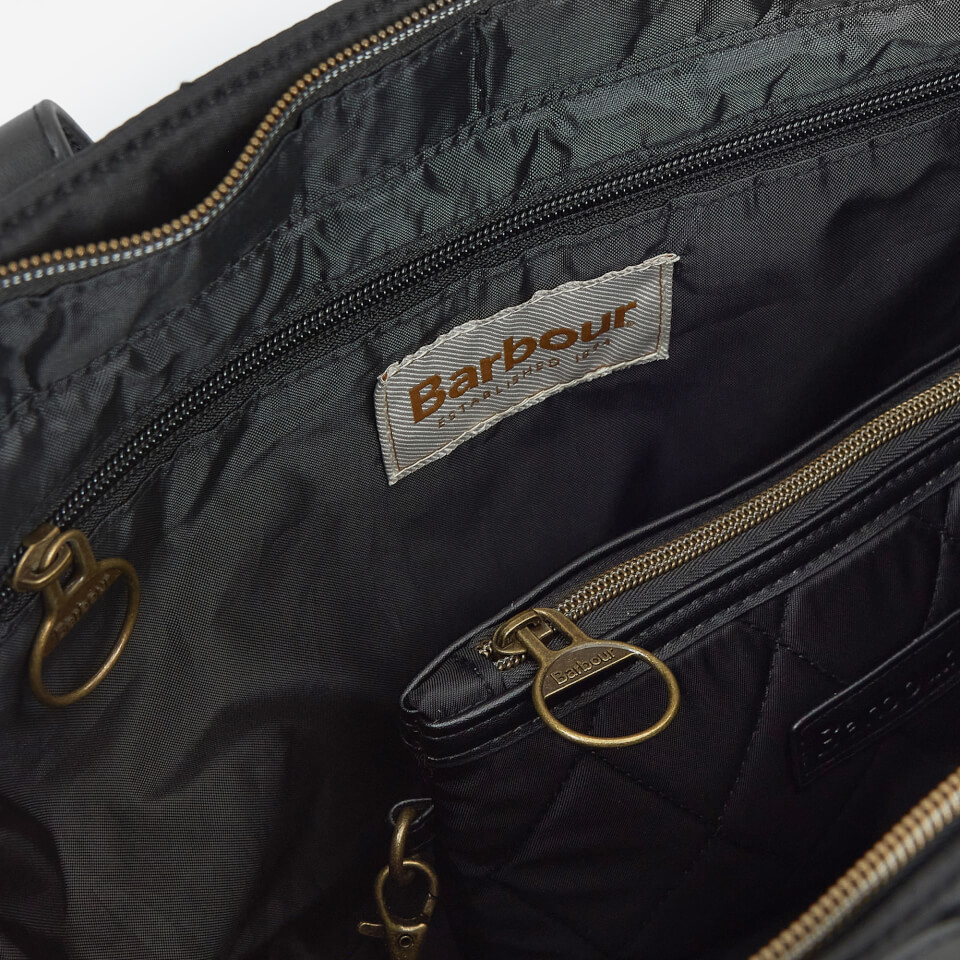 Barbour Quilted Shell Tote Bag