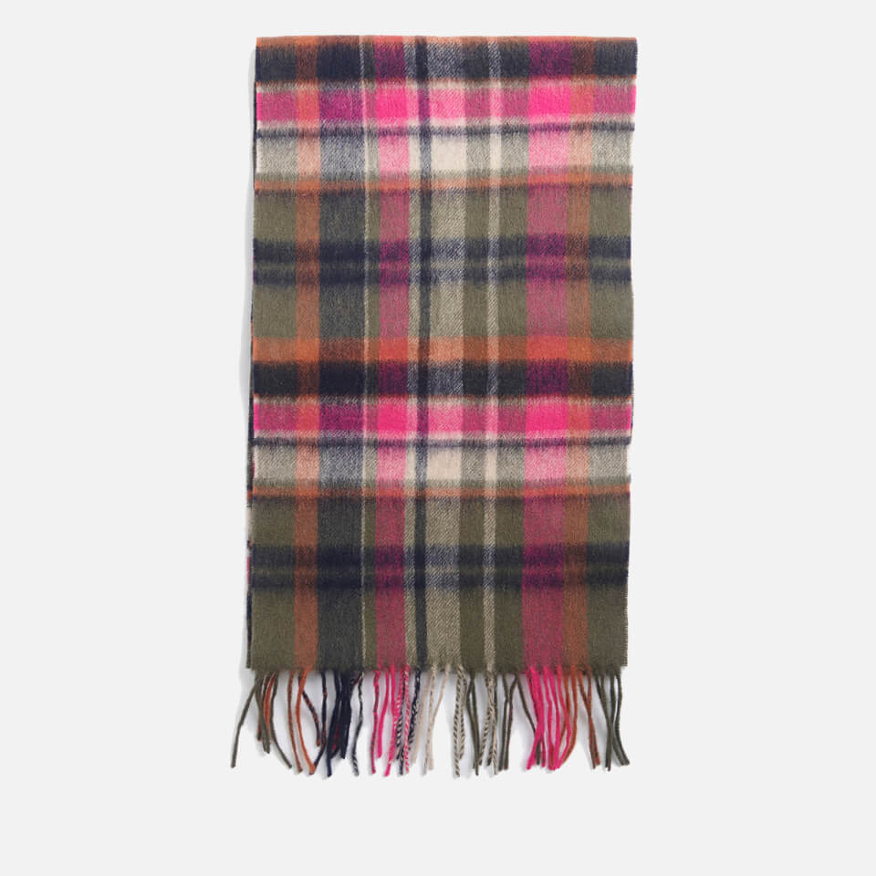 Barbour Vintage Winter Plaid Wool and Cashmere-Blend Scarf