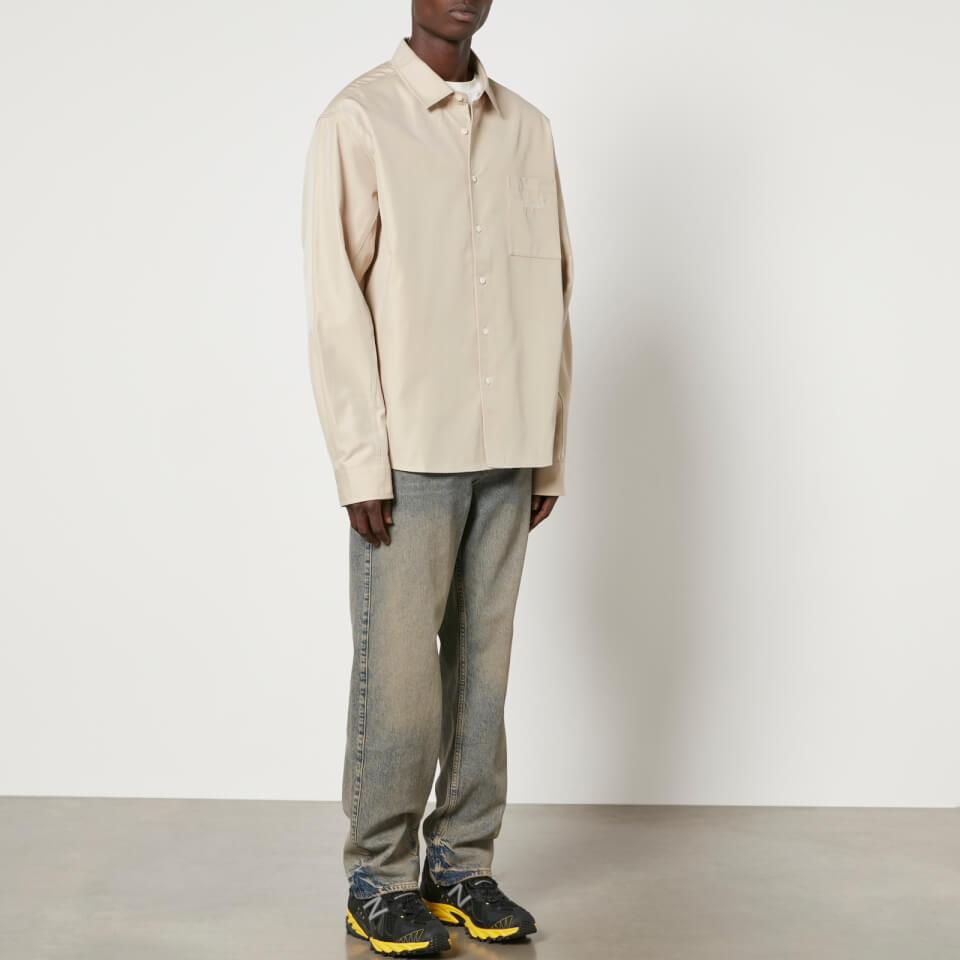 Axel Arigato Flow Logo-Embroidered Twill Overshirt - S | Coggles