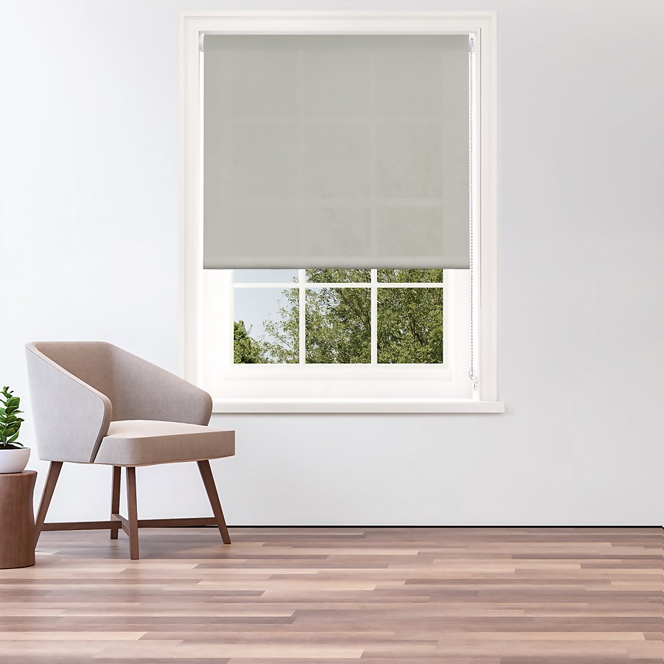 Grey Daylight Roller Blind 60cm Homebase