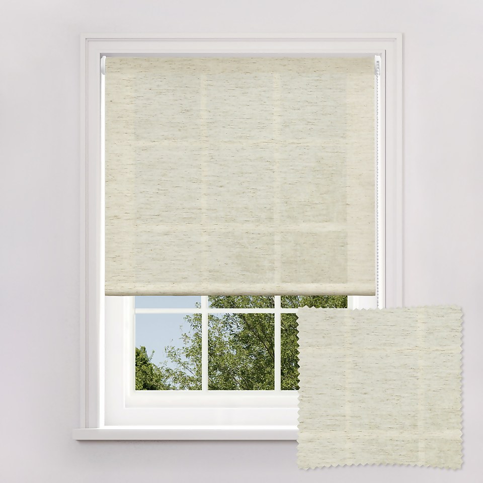 Linen Look Daylight Roller Blind 120cm Homebase