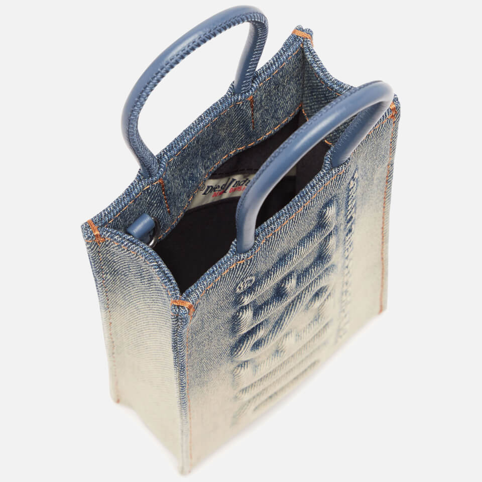 Diesel Dsl Shopper 3D Mini Denim Tote Bag