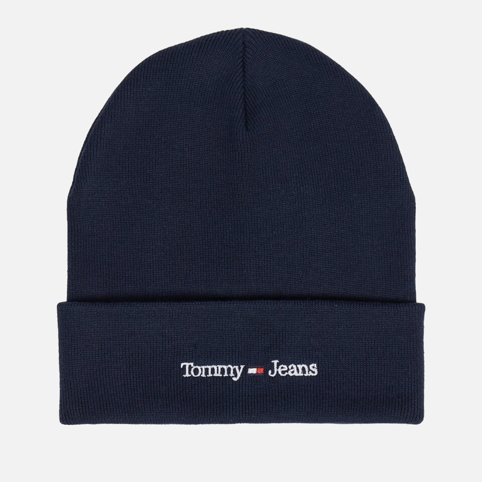 Tommy Jeans Logo Cotton-Blend Beanie