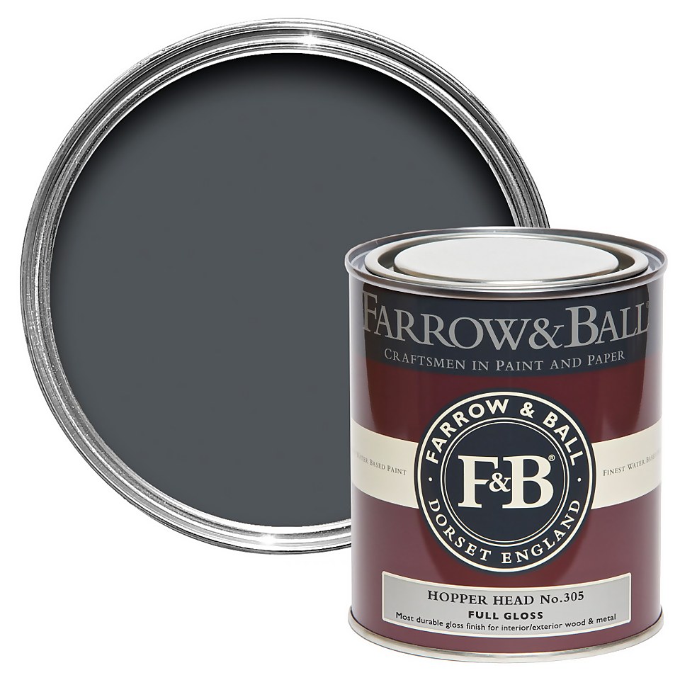 Farrow & Ball Full Gloss Paint Hopper Head No.305 - 750ml