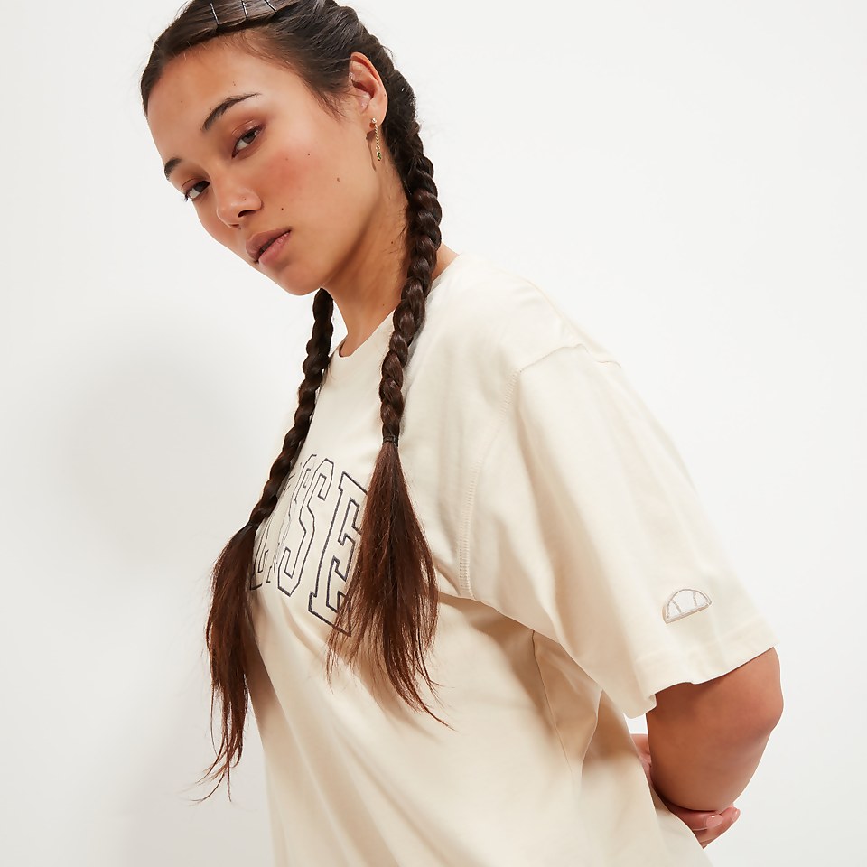 T-Shirt Silvestri für Damen, Weißgrau