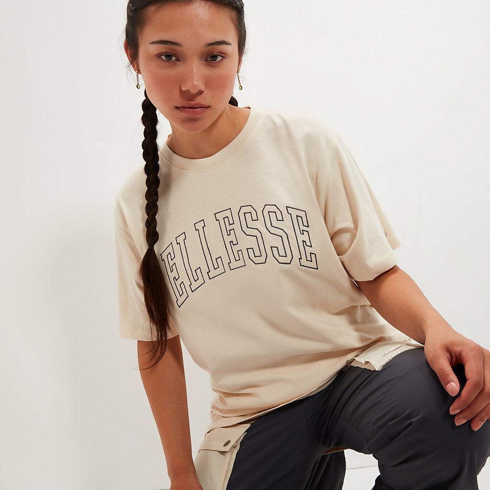 T-Shirt Silvestri für Damen, Weißgrau