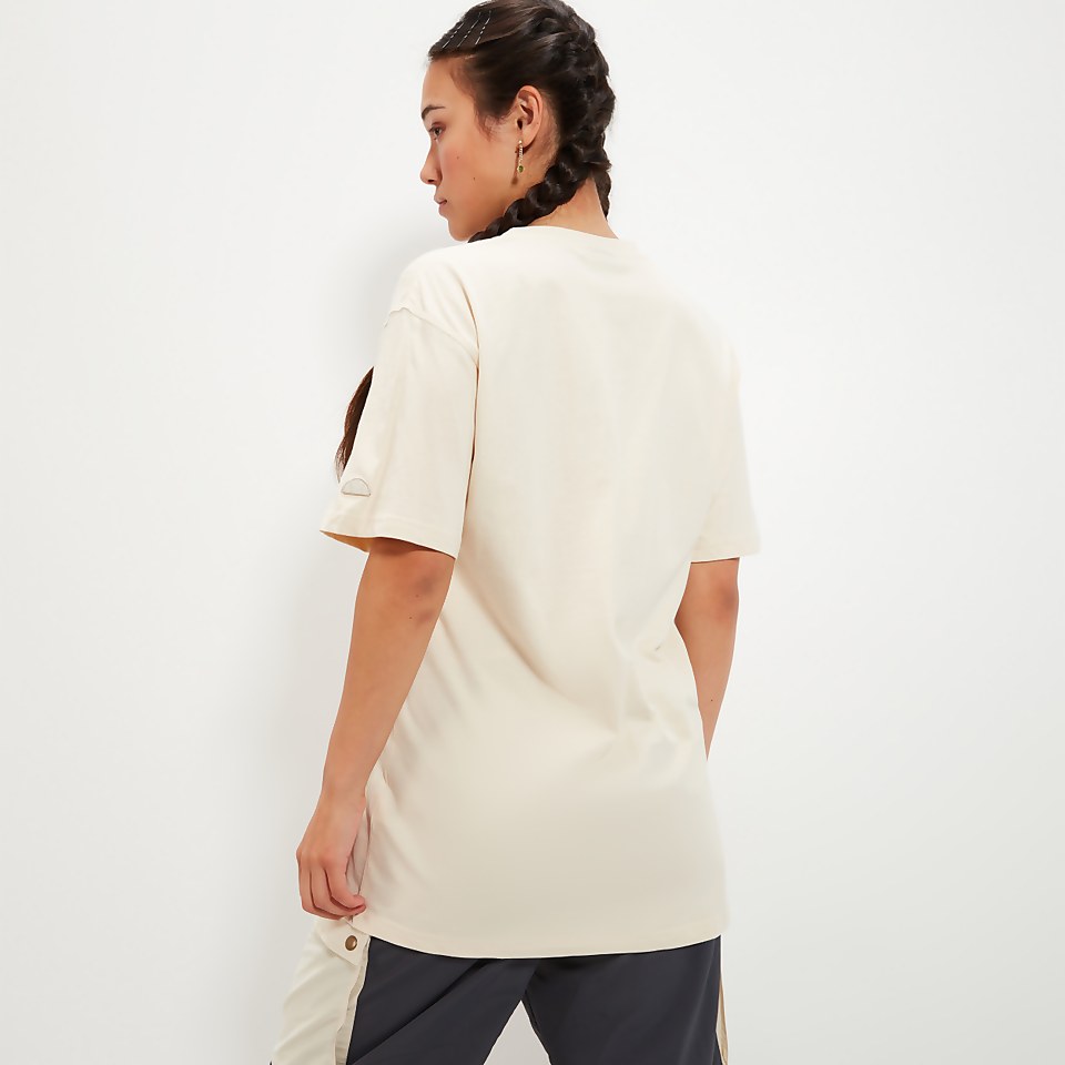T-Shirt Silvestri für Damen, Weißgrau